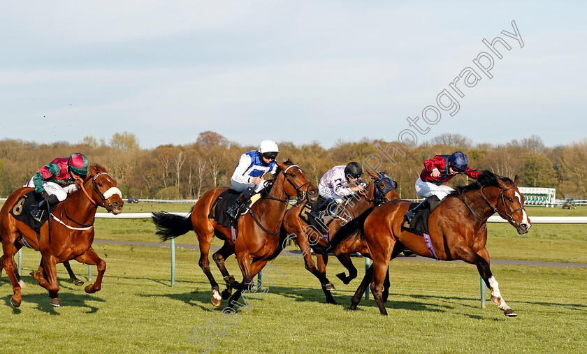 Hundred-Isles-0001 
 HUNDRED ISLES (Charles Bishop) beats JEAN BAPTISTE (centre) and COPPER AND FIVE (left) in The Visit racingtv.com Handicap
Nottingham 17 Apr 2021 - Pic Steven Cargill / Racingfotos.com