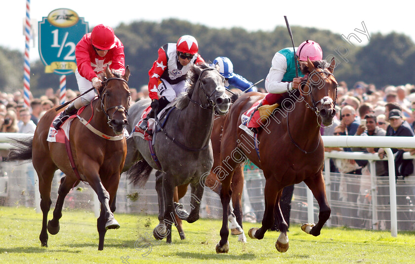 Expert-Eye-0002 
 EXPERT EYE (Frankie Dettori) beats GORDON LORD BYRON (left) in The Sky Bet City Of York Stakes
York 25 Aug 2018 - Pic Steven Cargill / Racingfotos.com