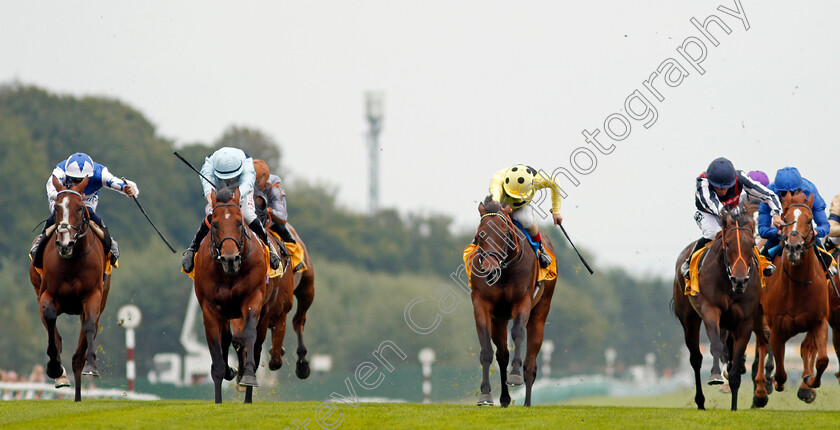 Emaraaty-Ana-0002 
 EMARAATY ANA (centre, Andrea Atzeni) beats STARMAN (2nd left) and CHIL CHIL (left) and HAPPY VALENTINE (right) in The Betfair Sprint Cup 
Haydock 4 Sep 2021 - Pic Steven Cargill / Racingfotos.com