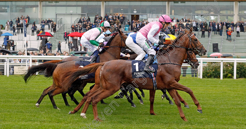 Lionel-0001 
 LIONEL (Jamie Spencer) leads the field away from the stalls in The Peroni Nastro Azzurro Noel Murless Stakes won by El Habeeb
Ascot 30 Sep 2022 - Pic Steven Cargill / Racingfotos.com