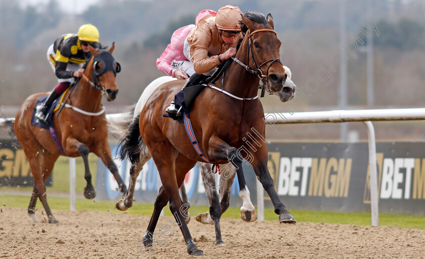 Nine-Tenths-0001 
 NINE TENTHS (William Buick) wins The Betmgm Lady Wulfruna Stakes
Wolverhampton 9 Mar 2024 - Pic Steven Cargill / Racingfotos.com