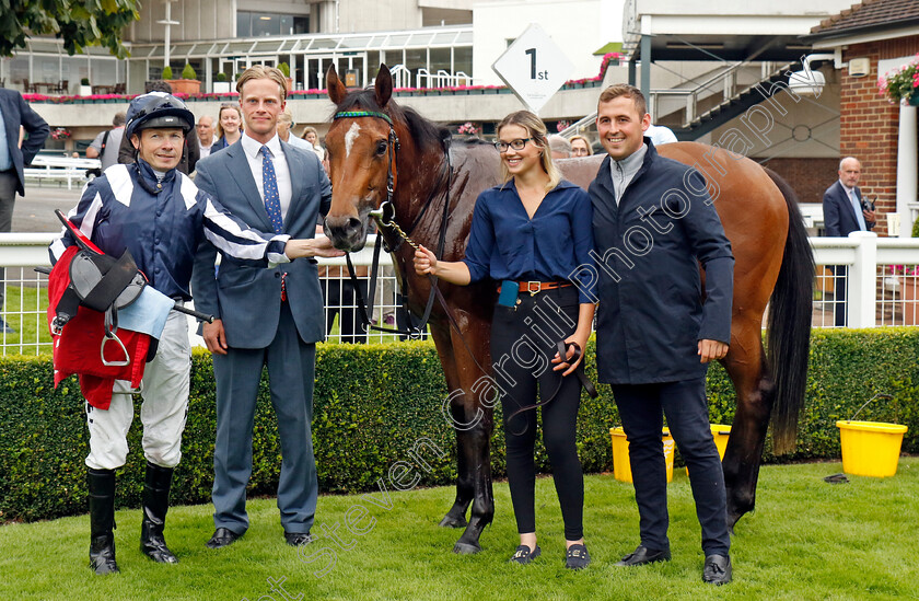 Celestial-Orbit-0012 
 CELESTIAL ORBIT (Jamie Spencer) with Ollie Sangster after The European Bloodstock News EBF Star Stakes
Sandown 25 Jul 2024 - Pic Steven Cargill / Racingfotos.com