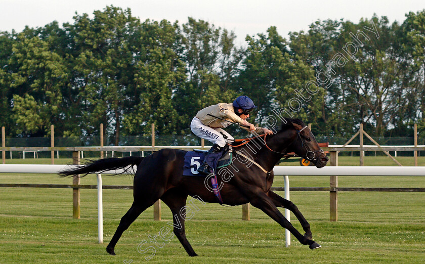 Arctic-Emperor-0002 
 ARCTIC EMPEROR (Luke Morris) wins The Download The Free At The Races App Handicap
Bath 23 Jun 2021 - Pic Steven Cargill / Racingfotos.com