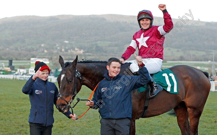 Milan-Native-0007 
 MILAN NATIVE (Robert James) after The Fulke Walwyn Kim Muir Challenge Cup
Cheltenham 12 Mar 2020 - Pic Steven Cargill / Racingfotos.com