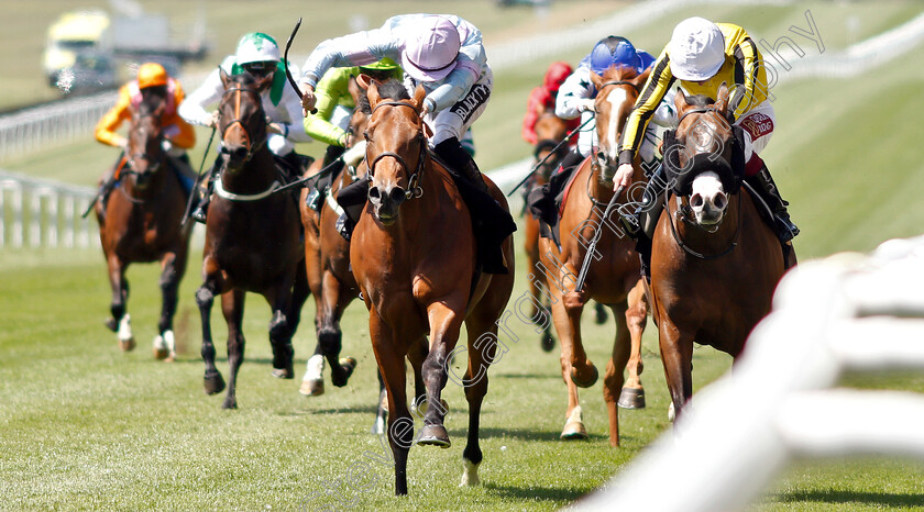 Tomfre-0002 
 TOMFRE (left, Harry Bentley) beats FLASH HENRY (right) in The Black Type Accountancy Novice Auction Stakes
Newmarket 27 Jun 2019 - Pic Steven Cargill / Racingfotos.com