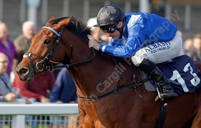 Shaara-0008 
 SHAARA (Dane O'Neill) wins The British Stallion Studs EBF Fillies Novice Stakes
Yarmouth 19 Oct 2021 - Pic Steven Cargill / Racingfotos.com