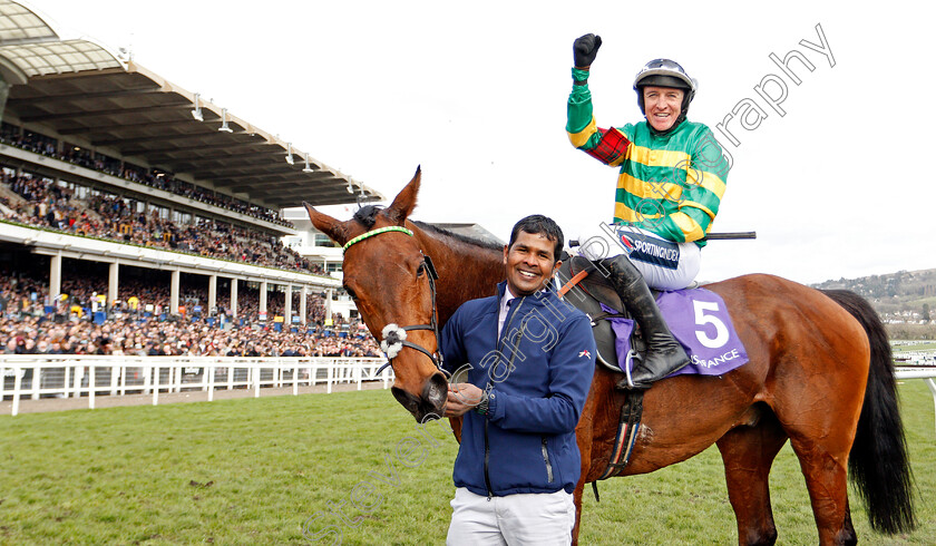 Champ-0009 
 CHAMP (Barry Geraghty) after The RSA Insurance Novices Chase
Cheltenham 11 Mar 2020 - Pic Steven Cargill / Racingfotos.com