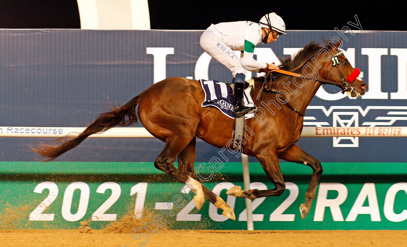 Hot-Rod-Charlie-0008 
 HOT ROD CHARLIE (William Buick) wins The Al Maktoum Challenge (Round 2)
Meydan, 4 Feb 2022 - Pic Steven Cargill / Racingfotos.com