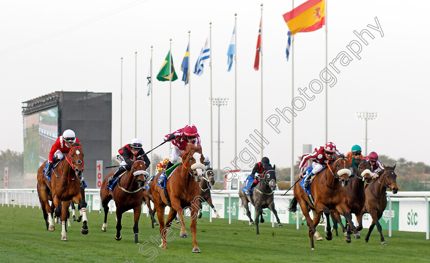 Lauderdale-0006 
 LAUDERDALE (R Thomas) wins The Saudi International Handicap
King Abdulaziz RaceCourse, Riyadh, Saudi Arabia 25 Feb 2022 - Pic Steven Cargill / Racingfotos.com