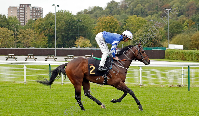 World-Of-Darcy-0006 
 WORLD OF DARCY (Rossa Ryan) winner of The Trustatrader Apply Today EBF Novice Stakes
Nottingham 11 Oct 2023 - Pic Steven Cargill / Racingfotos.com