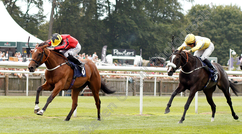 Gravina-0004 
 GRAVINA (Ryan Moore) beats DOUBLE REFLECTION (right) in The Fly London Southend Airport To Perpignan Fillies Handicap
Newmarket 20 Jul 2018 - Pic Steven Cargill / Racingfotos.com