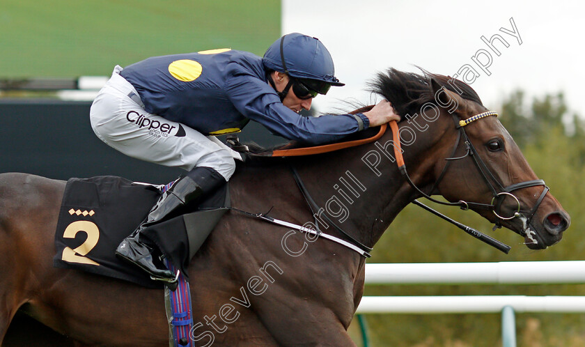 Cet-Horizon-0007 
 CET HORIZON (Daniel Tudhope) wins The British EBF Maiden Fillies Stakes
Nottingham 13 Oct 2021 - Pic Steven Cargill / Racingfotos.com