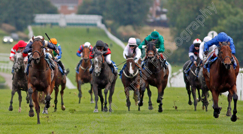 Rhythm-N-Rock-0003 
 RHYTHM N ROCK (left, William Buick) beats FUTURE KING (right, Oisin Murphy) in The @leicesterraces EBF Novice Stakes 
Leicester 12 Oct 2021 - Pic Steven Cargill / Racingfotos.com