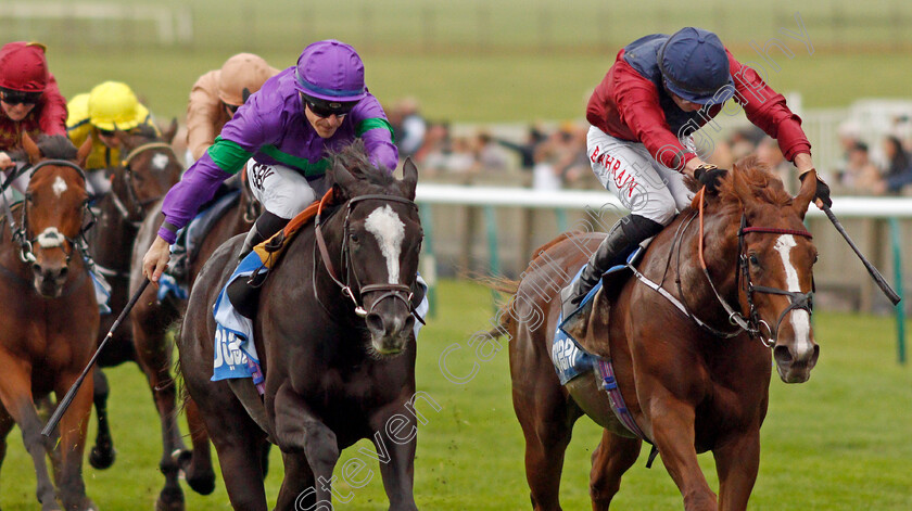 Ville-De-Grace-0006 
 VILLE DE GRACE (left, Richard Kingscote) beats LILAC ROAD (right) in The Newmarket Pony Academy Pride Stakes
Newmarket 8 Oct 2021 - Pic Steven Cargill / Racingfotos.com