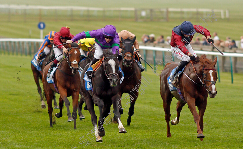 Ville-De-Grace-0004 
 VILLE DE GRACE (left, Richard Kingscote) beats LILAC ROAD (right) in The Newmarket Pony Academy Pride Stakes
Newmarket 8 Oct 2021 - Pic Steven Cargill / Racingfotos.com