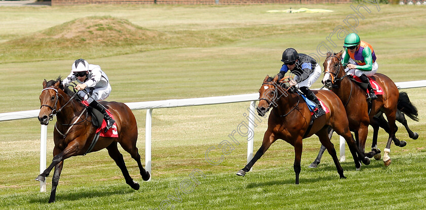 Oberyn-Martell-0002 
 OBERYN MARTELL (Charles Bishop) beats THRIVING (right) in The Daily World Cup Specials At 188bet EBF Novice Stakes
Sandown 15 Jun 2018 - Pic Steven Cargill / Racingfotos.com