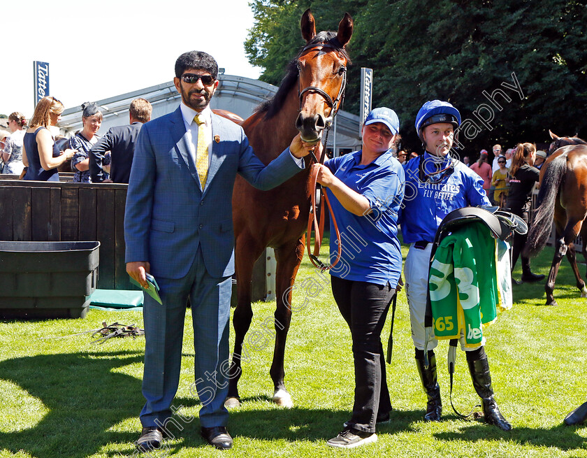 Mawj-0009 
 MAWJ (Ray Dawson) with Saeed bin Suroor after The Duchess of Cambridge Stakes
Newmarket 8 Jul 2022 - Pic Steven Cargill / Racingfotos.com