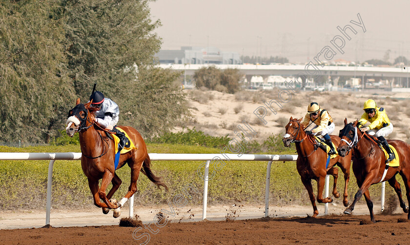 Internconnection-0001 
 INTERCONNECTION (Royston Ffrench) wins The Shadwell Handicap Jebel Ali 26 Jan 2018 - Pic Steven Cargill / Racingfotos.com