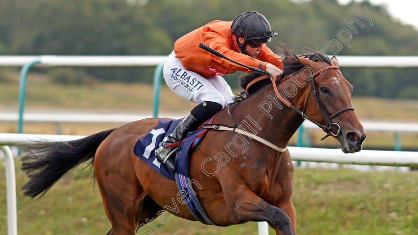 Goldie-Hawk-0005 
 GOLDIE HAWK (Jack Mitchell) wins The #Betyourway At Betway Handicap
Lingfield 26 Aug 2020 - Pic Steven Cargill / Racingfotos.com