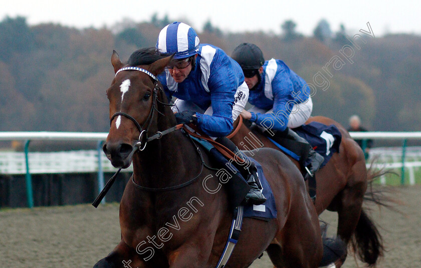 Dawaam-0008 
 DAWAAM (Jim Crowley) wins The Ladbrokes Bet £5 Get £20 EBF Novice Stakes
Lingfield 20 Nov 2018 - Pic Steven Cargill / Racingfotos.com