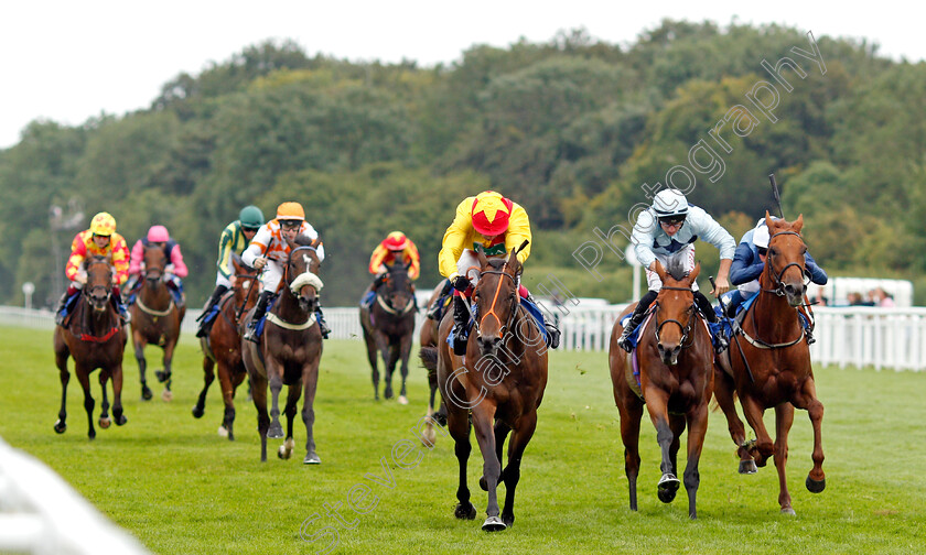 Undertheboardwalk-0003 
 UNDERTHEBOARDWALK (centre, Oisin Murphy) beats PEINTRE D'ETOILES (2nd right) and RED GENESIS (right) in The Sorvio Insurance Brokers Novice Stakes Div2
Salisbury 12 Aug 2021 - Pic Steven Cargill / Racingfotos.com