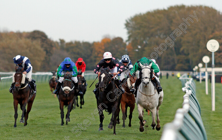 Bigbadboy-0001 
 BIGBADBOY (2nd right, Charlotte Mulhall) beats STORMINGIN (right, Ellie Vaughan) in The Mansionbet Watch And Bet AJA Amateur Jockeys' Handicap
Nottingham 28 Oct 2020 - Pic Steven Cargill / Racingfotos.com