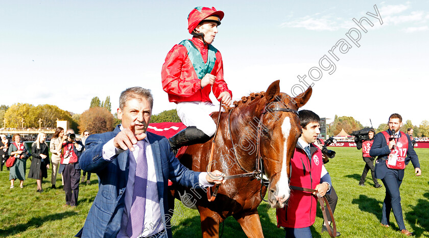 Waldgeist-0015 
 WALDGEIST (P C Boudot) after The Qatar Prix de l'arc de Triomphe
Longchamp 6 Oct 2019 - Pic Steven Cargill / Racingfotos.com