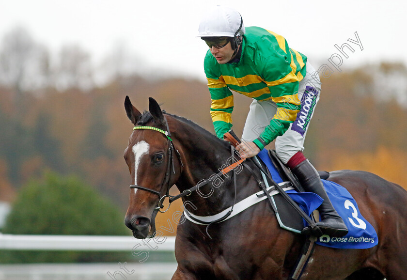 Jonbon-0003 
 JONBON (Aidan Coleman) wins The Close Brothers Henry VIII Novices Chase
Sandown 3 Dec 2022 - Pic Steven Cargill / Racingfotos.com