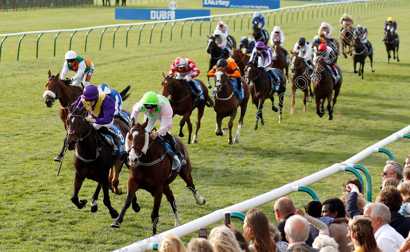 Low-Sun-0004 
 LOW SUN (centre, Seamie Heffernan) beats URADEL (left) in The Dubai £500,000 Cesarewitch Handicap
Newmarket 13 Oct 2018 - Pic Steven Cargill / Racingfotos.com