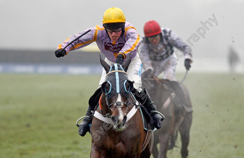 Jenkins-0007 
 JENKINS (James Bowen) wins The Ascot Spring Garden Show Holloway's Handicap Hurdle Ascot 20 Jan 2018 - Pc Steven Cargill / Racingfotos.com