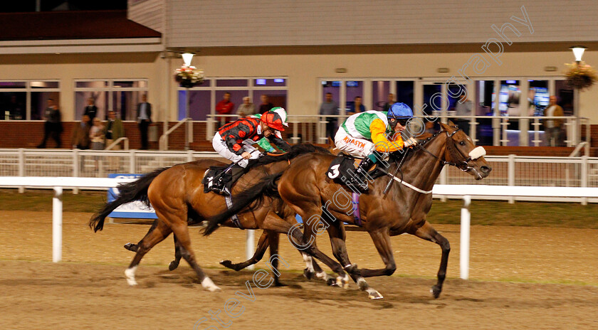 Kensington-Art-0001 
 KENSINGTON ART (Connor Murtagh) wins The Celebrate August's Hero Paul Burder Handicap
Chelmsford 4 Sep 2019 - Pic Steven Cargill / Racingfotos.com