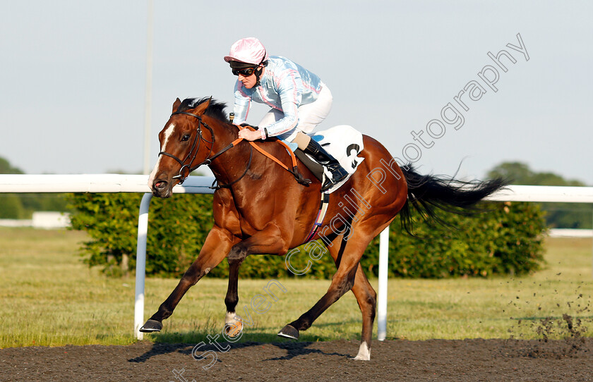 Hotsy-Totsy-0006 
 HOTSY TOTSY (Liam Keniry) wins The 32Red Casino Novice Median Auction Stakes
Kempton 22 May 2019 - Pic Steven Cargill / Racingfotos.com