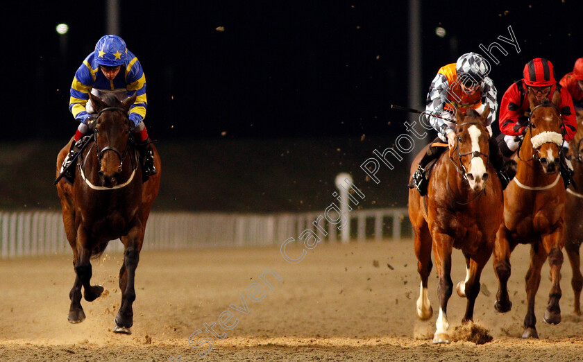 Titan-Goddess-0003 
 TITAN GODDESS (left, Shane Kelly) wins The Bet totequadpot At betfred.com Selling Stakes Chelmsford 8 Dec 2017 - Pic Steven Cargill / Racingfotos.com