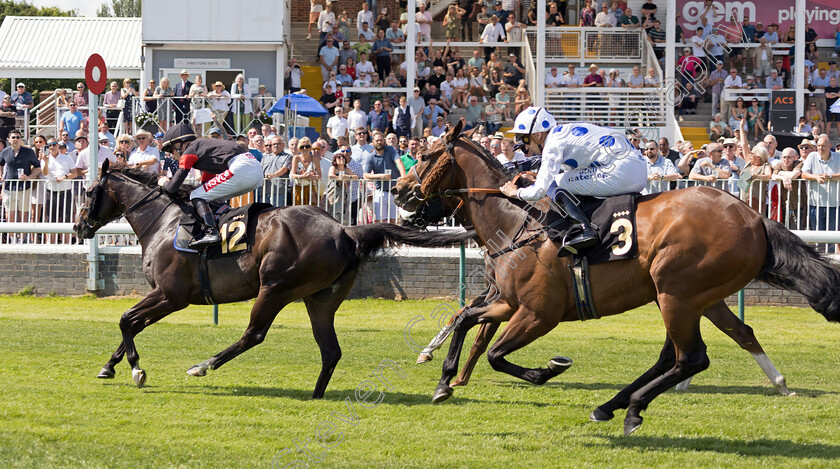 Em-Jay-Kay-0002 
 EM JAY KAY (Tyler Heard) wins The Follow Us On X @betrhino Handicap
Nottingham 19 Jul 2024 - Pic Steven Cargill / Megan Dent / Racingfotos.com