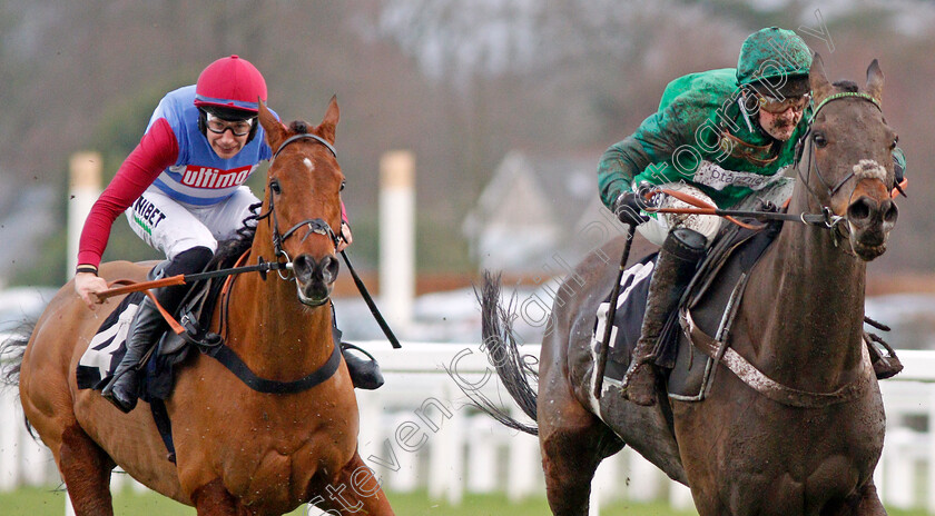 The-Worlds-End-0007 
 THE WORLDS END (left, Adrian Heskin) beats L'AMI SERGE (right) in The Marsh Long Walk Hurdle
Ascot 21 Dec 2019 - Pic Steven Cargill / Racingfotos.com