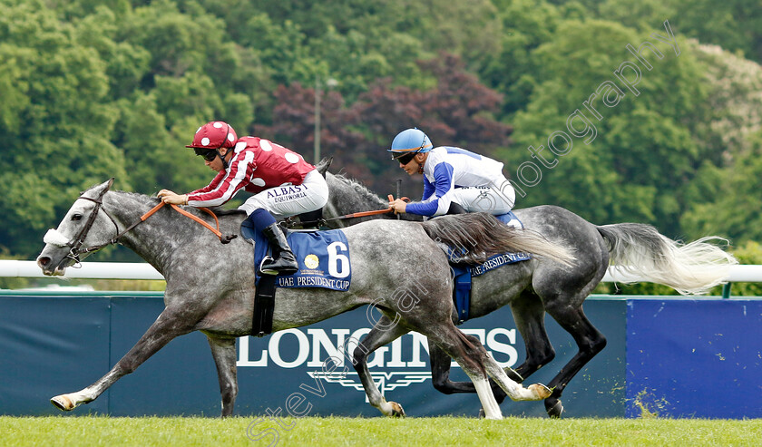 Al-Doha-0002 
 AL DOHA (Mickael Barzalona) wins The President Of The UAE Cup for Purebred Arabians
Longchamp 12 May 2024 - Pic Steven Cargill / Racingfotos.com