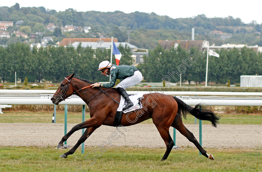 Golden-Boy-0004 
 GOLDEN BOY (P C Boudot) wins The Prix Paris-Turf
Deauville 8 Aug 2020 - Pic Steven Cargill / Racingfotos.com