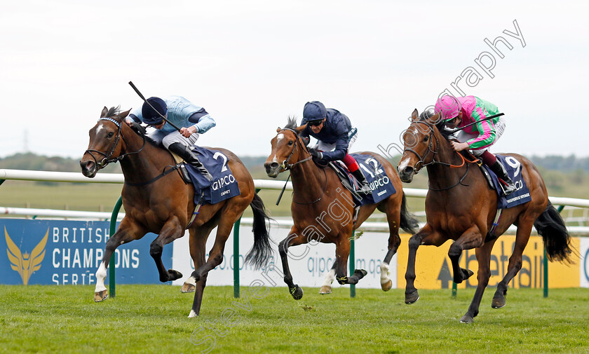 Cachet-0010 
 CACHET (James Doyle) beats PROSPEROUS VOYAGE (right) in The Qipco 1000 Guineas
Newmarket 1 May 2022 - Pic Steven Cargill / Racingfotos.com