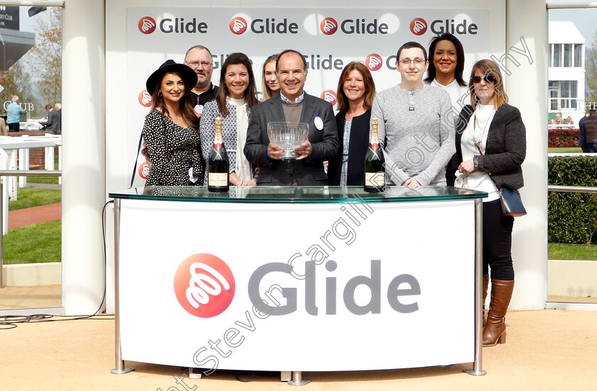 Indefatigable-0007 
 Presentation for The Glide Mares Novices Hurdle won by INDEFATIGABLE
Cheltenham 18 Apr 2019 - Pic Steven Cargill / Racingfotos.com