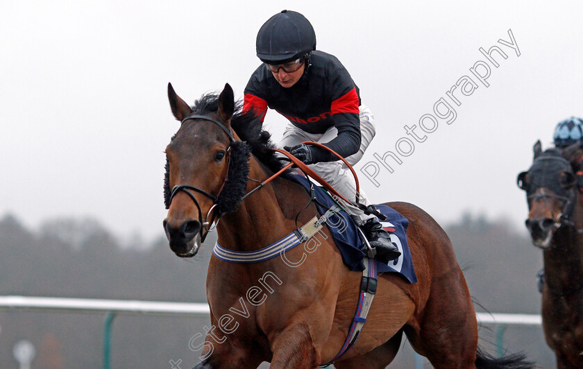 Bernie s-Boy-0006 
 BERNIE'S BOY (Nicola Currie) wins The Betway Handicap Lingfield 14 Feb 2018 - Pic Steven Cargill / Racingfotos.com