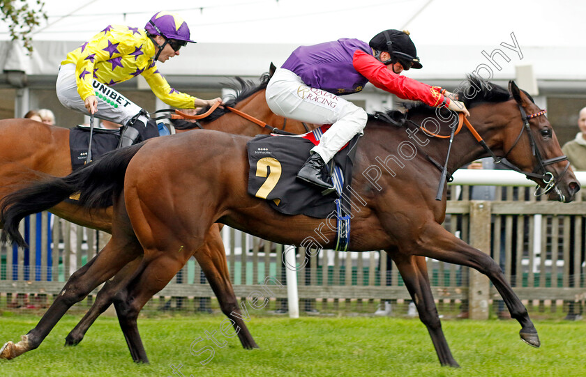 Hard-To-Resist-0005 
 HARD TO RESIST (Cieren Fallon) wins The Turners British EBF Fillies Novice Stakes
Newmarket 5 Aug 2023 - Pic Steven Cargill / Racingfotos.com