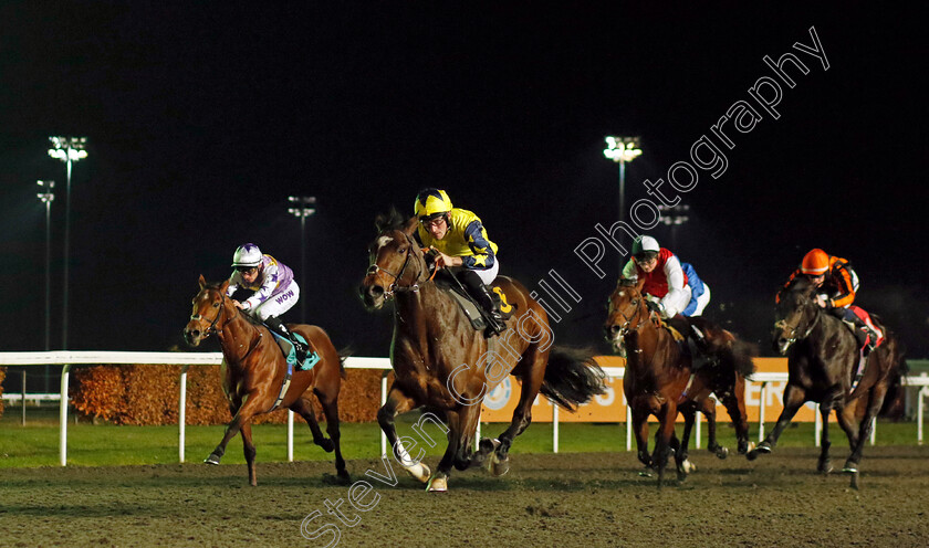 Kamboo-0003 
 KAMBOO (Finley Marsh) beats SARDINIAN WARRIOR (left) in The Unibet More Boosts In More Races EBF Novice Stakes Div1
Kempton 6 Dec 2023 - Pic Steven Cargill / Racingfotos.com