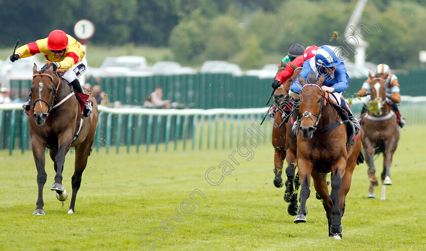 Battaash-0002 
 BATTAASH (Jim Crowley) beats ALPHA DELPHINI (left) in The Armstrong Aggregates Temple Stakes
Haydock 25 May 2019 - Pic Steven Cargill / Racingfotos.com