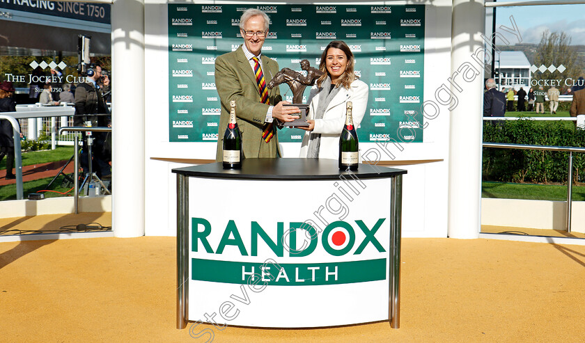 Cogry-0009 
 Presentation for The randoxhealth.com Handicap Chase won by COGRY Cheltenham 28 Oct 2017 - Pic Steven Cargill / Racingfotos.com