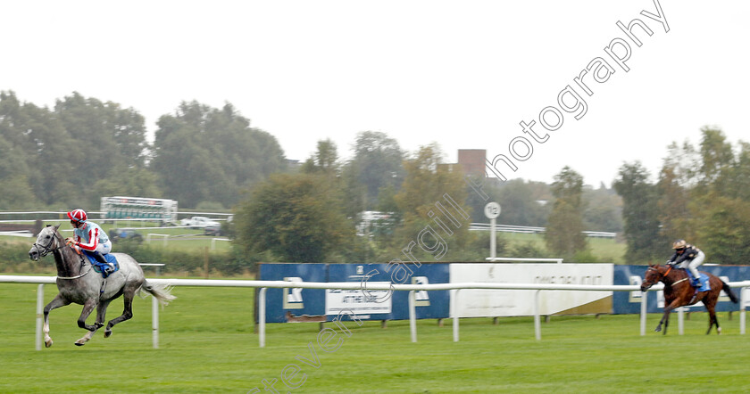 Saint-Riquier-0004 
 SAINT RIQUIER (Joe Leavy) wins the Apprentice Handicap
Leicester 10 Sep 2024 - Pic Steven Cargll / Racingfotos.com