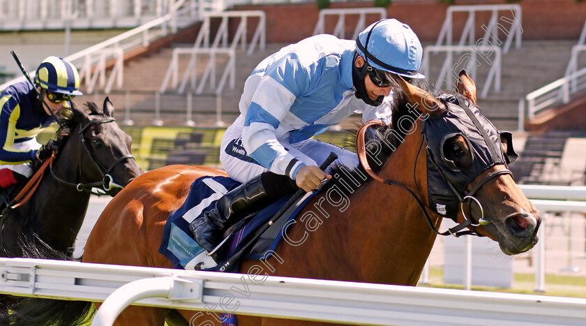 Chamade-0005 
 CHAMADE (Harry Bentley) wins The British Stallion Studs EBF Fillies Handicap
Goodwood 29 Jul 2020 - Pic Steven Cargill / Racingfotos.com