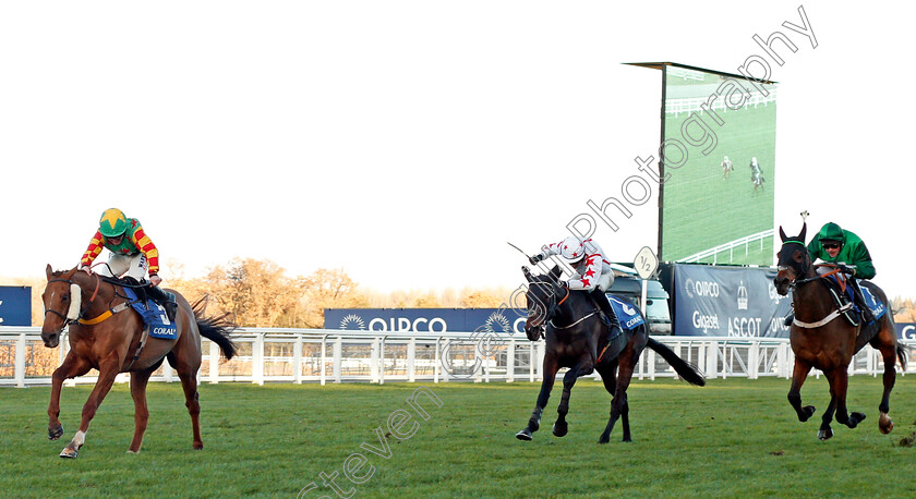 Lil-Rockerfeller-0002 
 LIL ROCKERFELLER (Trevor Whelan) wins The Coral Hurdle Ascot 25 Nov 2017 - pic Steven Cargill / Racingfotos.com