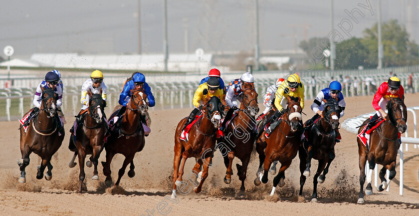 Yulong-Warrior-0002 
 YULONG WARRIOR (right, Richard Mullen) leads all the way in The Al Bastikiya Meydan Dubai 10 Mar 2018 - Pic Steven Cargill / Racingfotos.com