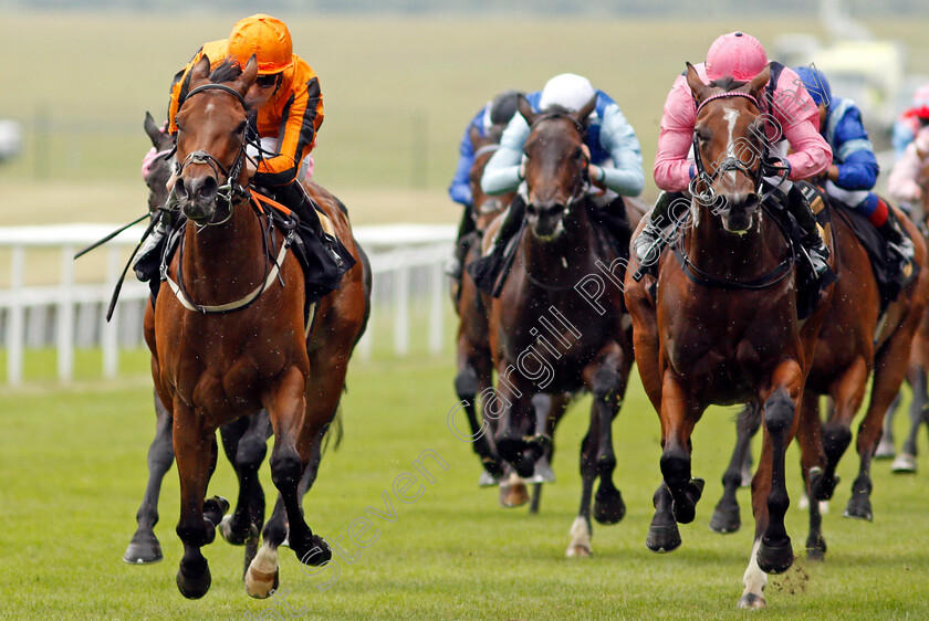 Passionova-0004 
 PASSIONOVA (left, Pat Cosgrave) beats SWEET ENOUGH (right) in The Nooresh Juglall Memorial Fillies Novice Stakes
Newmarket 24 Jun 2021 - Pic Steven Cargill / Racingfotos.com