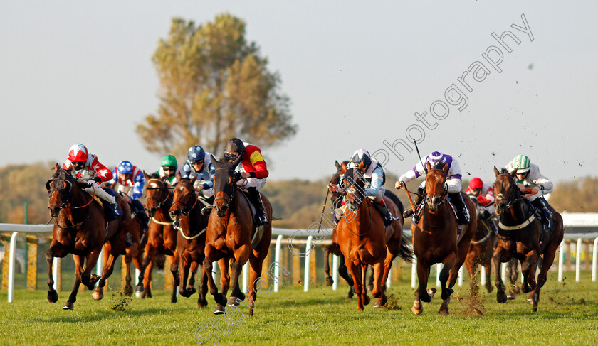 Siberian-Night-0001 
 SIBERIAN NIGHT (2nd right, Tom Marquand) beats TRUE BELIEF (centre) in The Download The At The Races App Handicap
Yarmouth 20 Oct 2020 - Pic Steven Cargill / Racingfotos.com